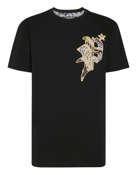 T-shirt Round Neck SS Paisley Gothic Plein