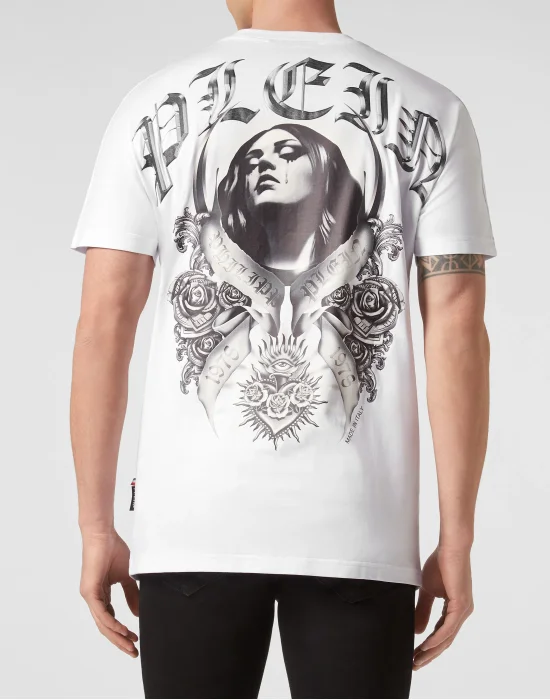 T-shirt Round Neck SS Graphic Plein
