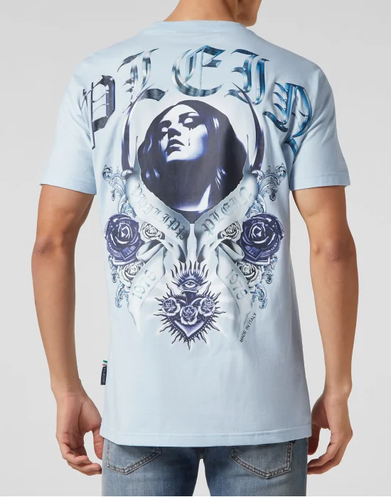 T-shirt Round Neck SS Graphic Plein