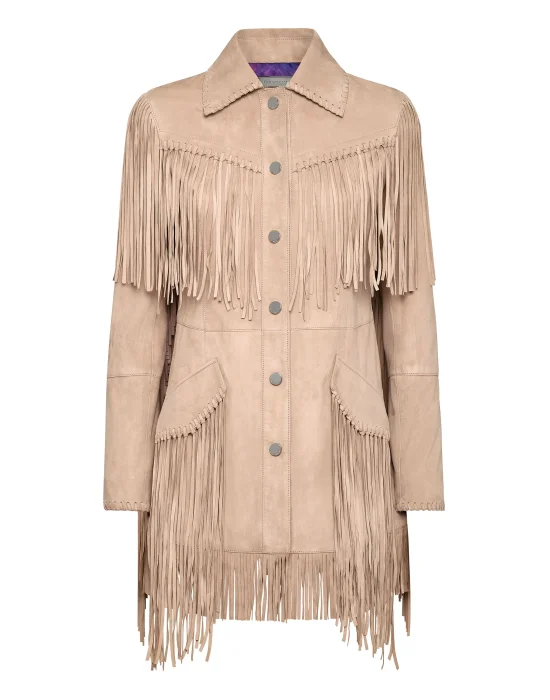 Suede Jacket Gothic Plein