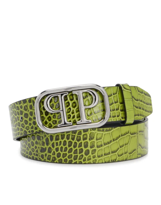 Crocco Leather Belt