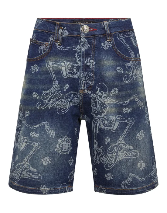 Formentera Denim Shorts Skeleton