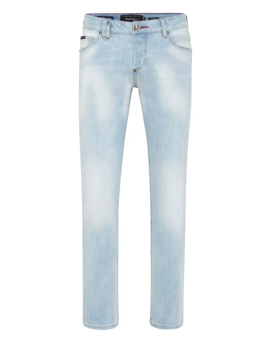 Denim Super Basic Straight Trousers