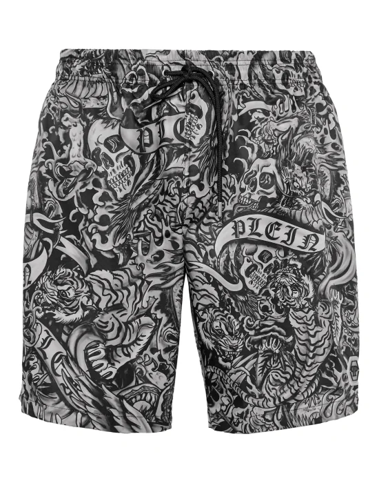 Long Swim Boxers Tattoo