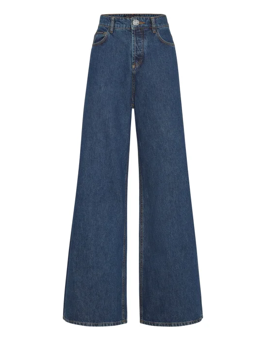 Denim Skater Fit Trousers