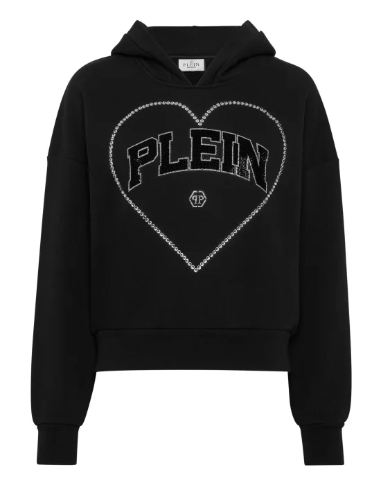 Crop hoodie Heart