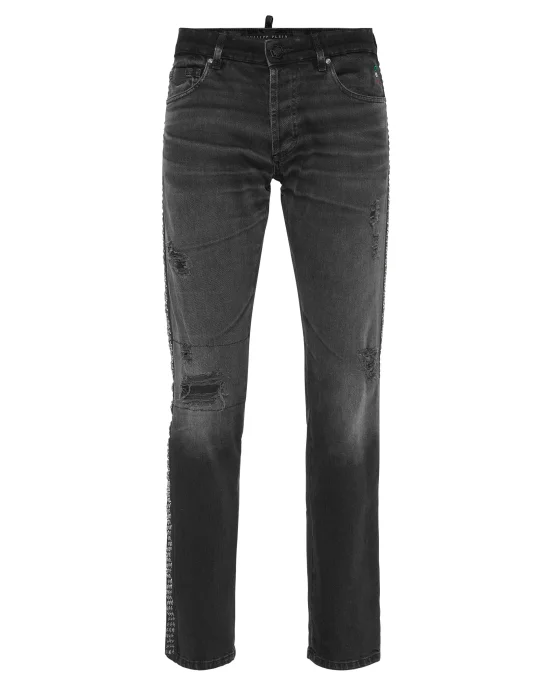 5-Pocket Super Straight Cut Jeans Stars