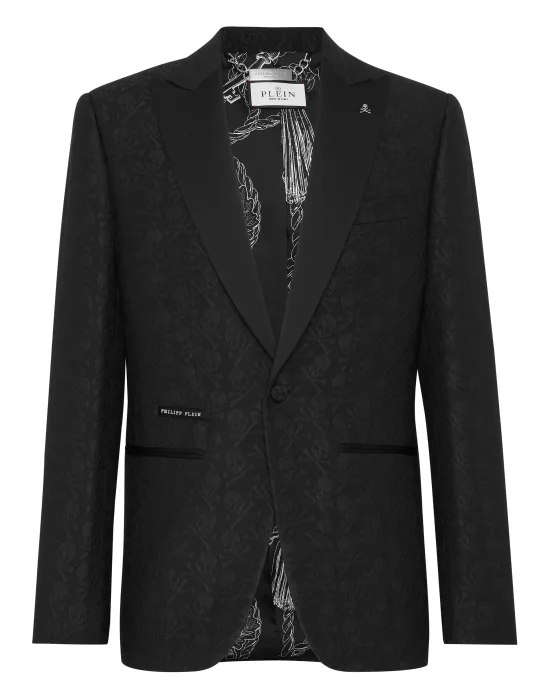 Jacquard Blazer Skull & Bones