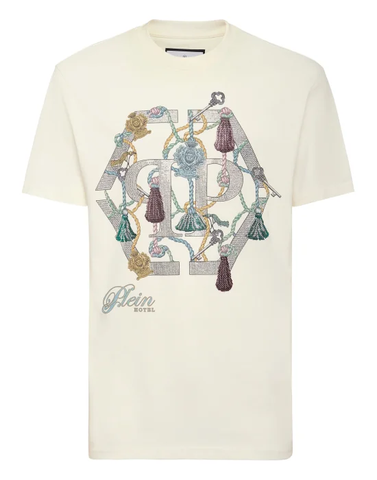 Round Neck T-Shirt Tassel PP