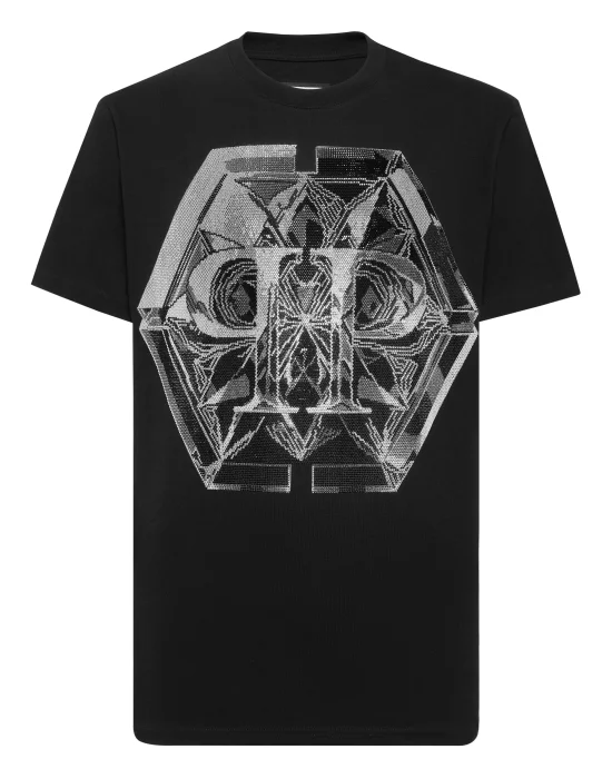 Round Neck T-Shirt Glass PP Hexagon
