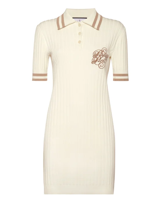 Knit Polo Dress