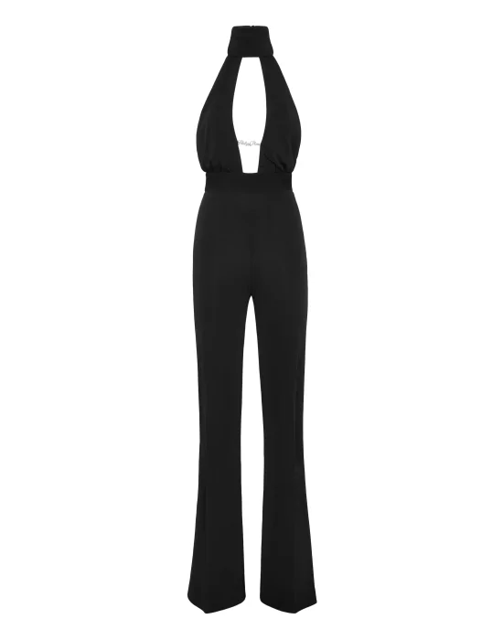 Halter Neck Backless Jumpsuit