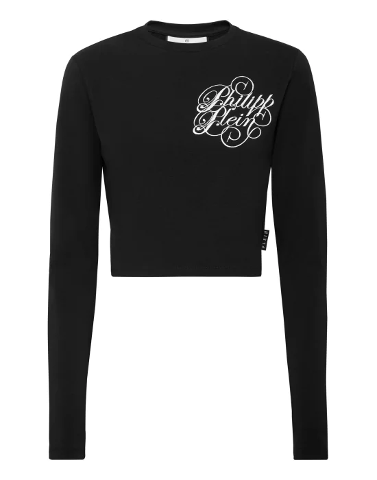Modal Long-Sleeved T-Shirt Round Neck Signature