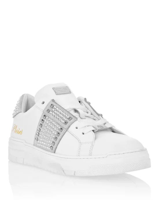 Low Top Sneakers Strass Studs