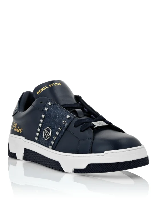 Low Top Sneakers Mix Strass Cocco