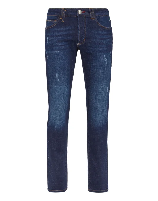 Denim Trousers Super Straight Cut Basic