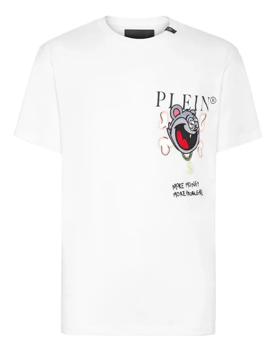 T-shirt Round Neck SS Patch Money