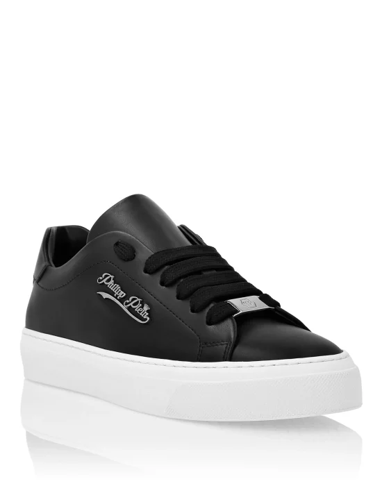 Nappa Leather Lo-Top Sneakers Signature