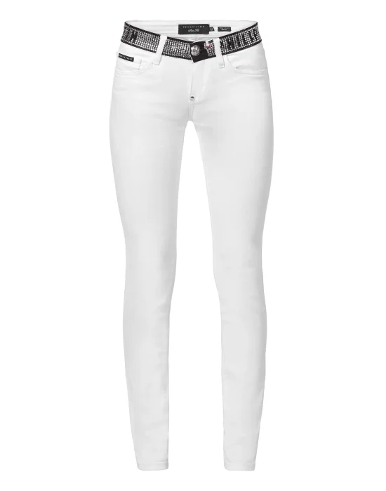 Slim Fit Crystal Plein