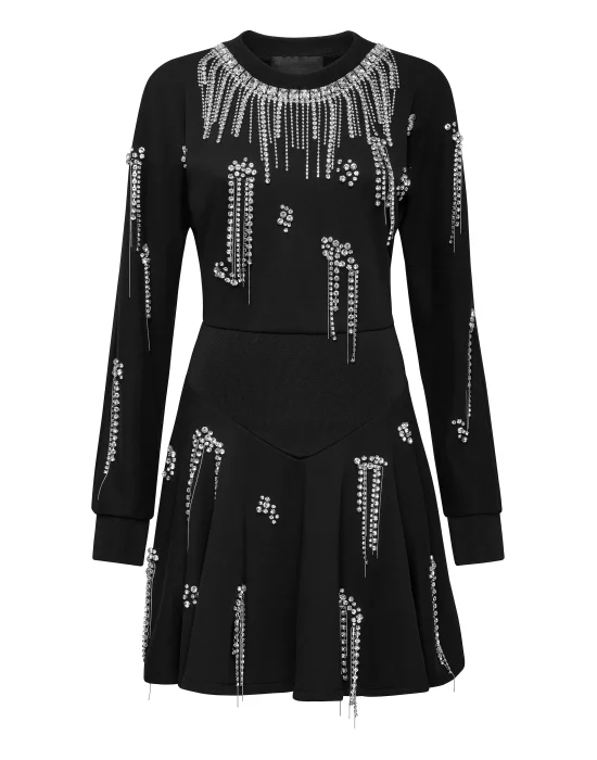 Jogging Dress Crystal Fringe