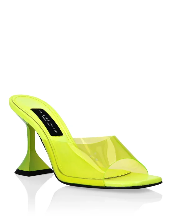 Sandals in pvc Mid Heels Iconic Plein
