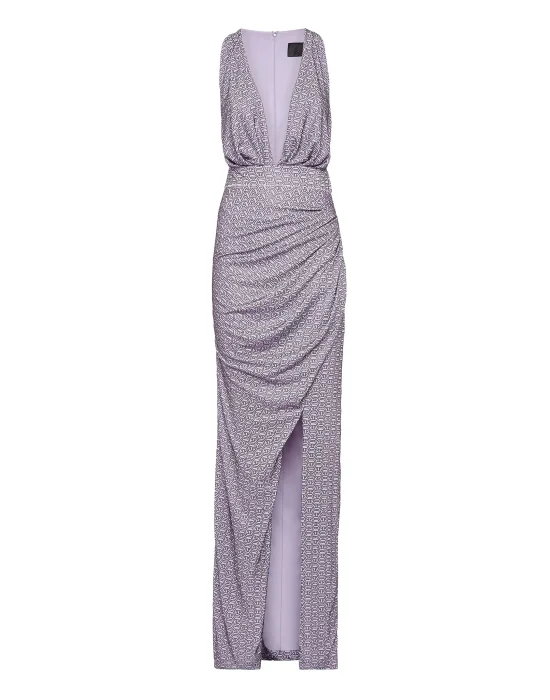 Long Dress Monogram with Crystals