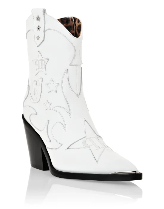 RODEO  INTARSIA  ANKLE BOOTS