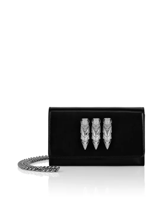 Leather Mirror Shoulder Bag