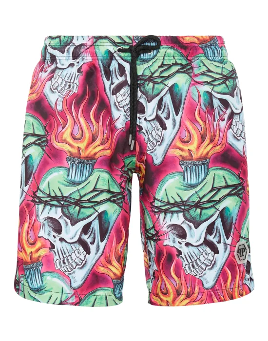 Swim Shorts Love Tattoo