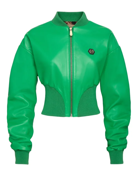 Leather Bomber