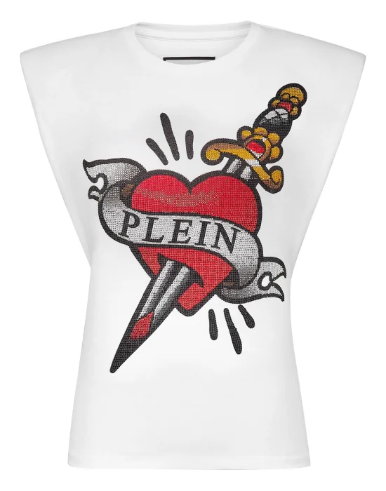 Shoulder Pads Tank Top Love