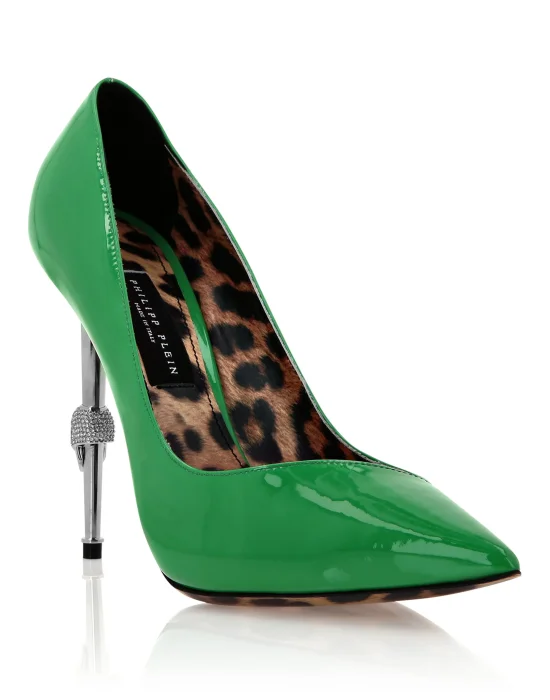 Patent Leather Decollete Hi-Heels