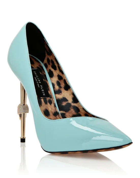 Patent Leather Decollete Hi-Heels