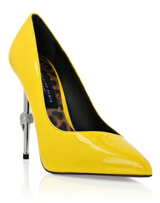 Patent Leather Decollete Hi-Heels