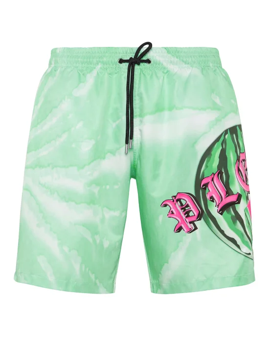 Tie-dye Long Swim Boxers Tutti Frutti