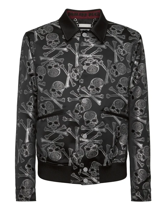 Jacquard Collared Bomber