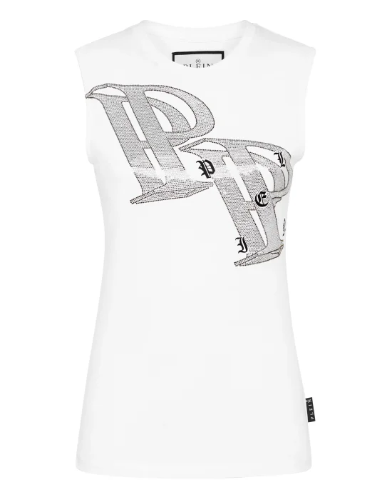 Full Strass Tank Top Wire Frame