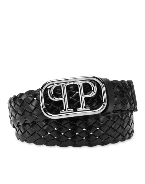 Leather Belt Crocco Print Philipp Plein TM