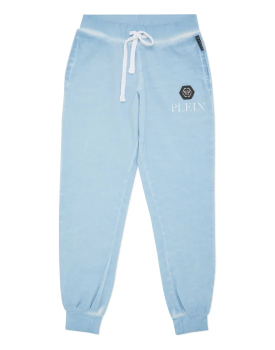 Jogging Trousers Basic Plein Old dye
