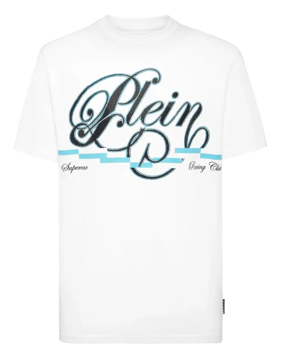 T-shirt Round Neck SS Coursive Border