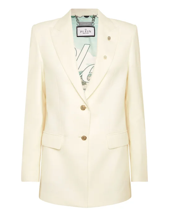 Racing Blazer Boyfriend Fit