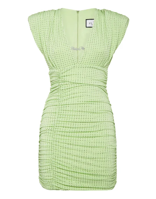 Jersey Mini Dress Strass Signature