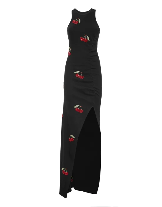 Long Dress Rib Cherries
