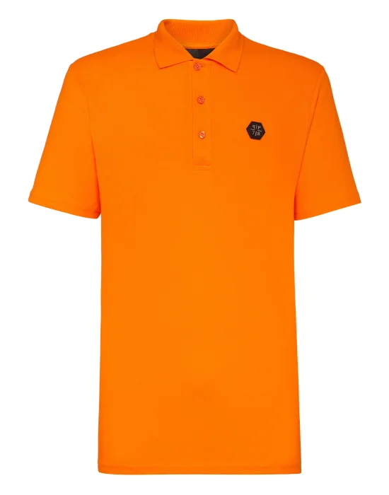 Slim Fit Polo shirt SS Allover skull