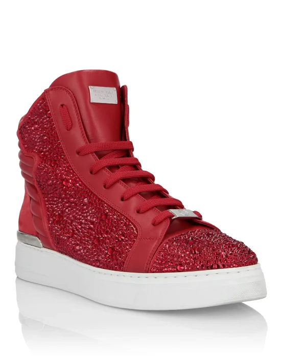 Hi-Top Sneakers Crystal