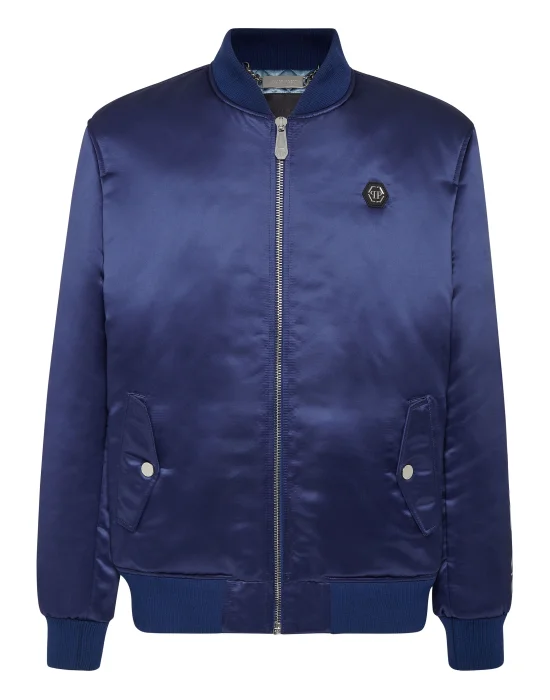 Satin Top Gun Bomber Hexagon