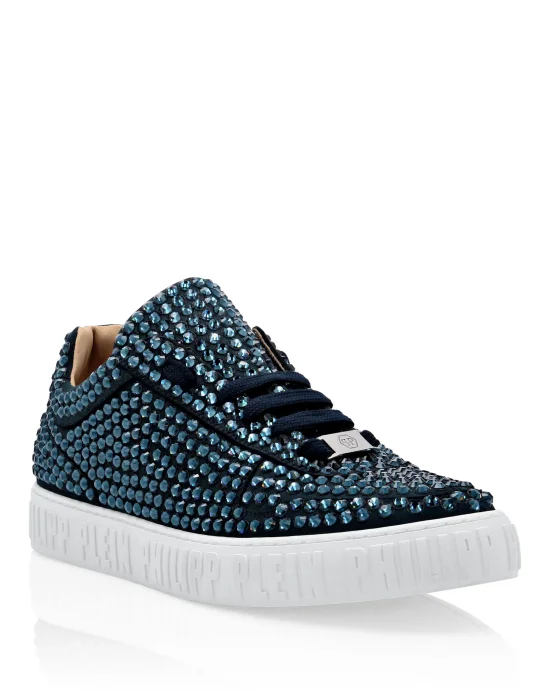 CRYSTAL  NOTORIOUS  LO-TOP with Crystals