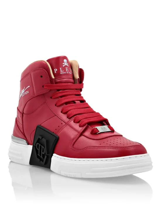 HI-TOP SNEAKERS NOTORIOUS KICK$ LEATHER HEXAGON