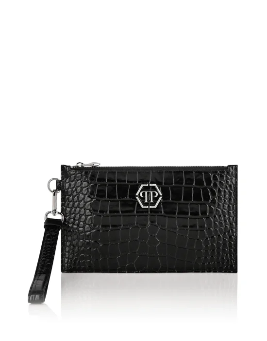 Croco Embossed  Minaudiere