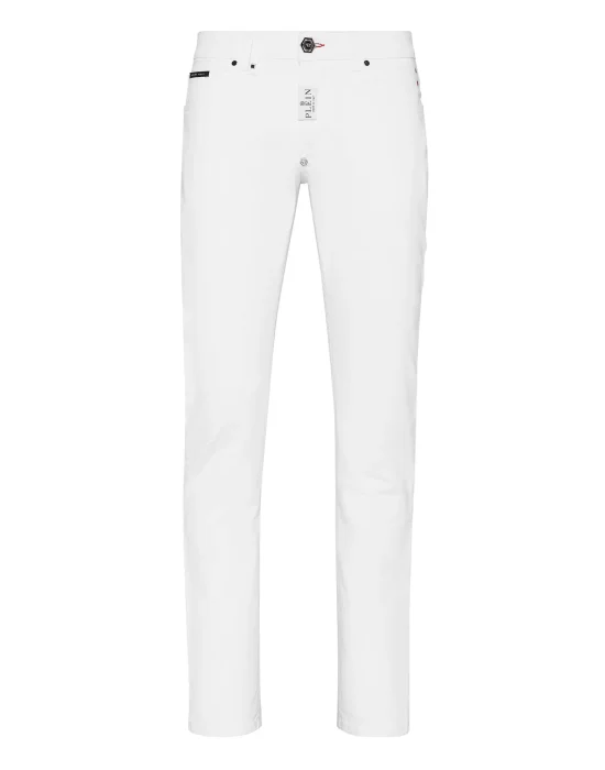 Denim Trousers Super Straight Cut Premium Hexagon